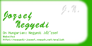 jozsef negyedi business card